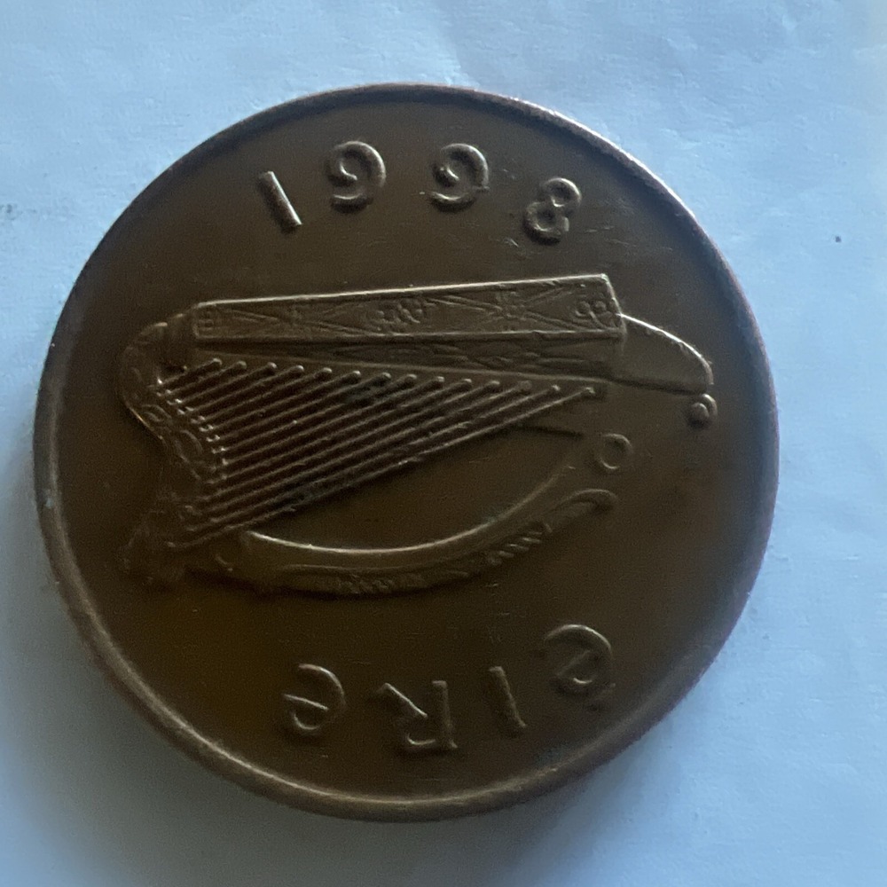 1998 Ireland 2 Pence World Coin
